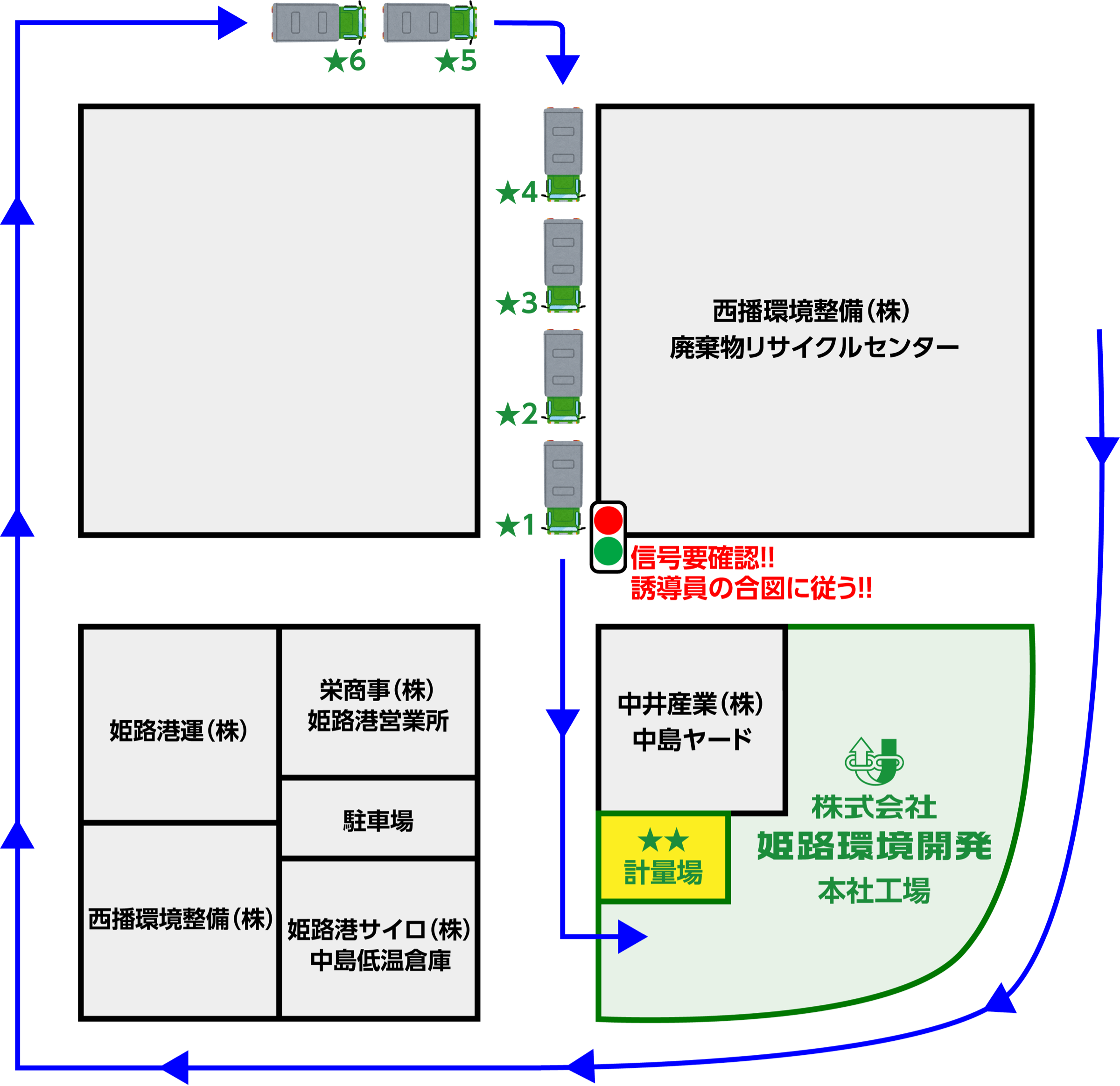 リサイクル砕石購入場所のMAP