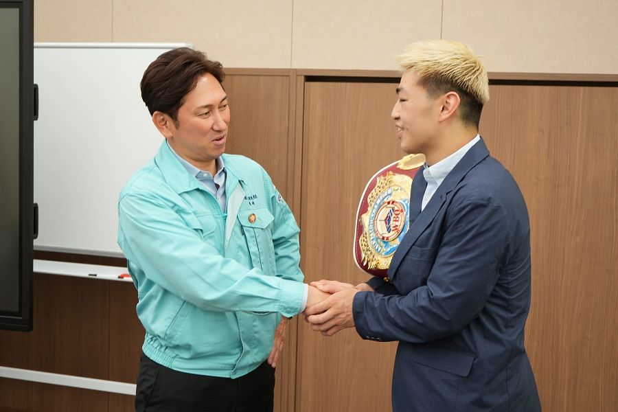 Part63「プロボクサー大橋哲朗選手訪問」の写真
